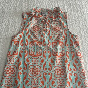 Buckhead Betties Sleeveless Blouse, Size S